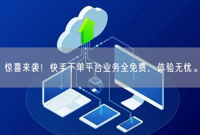 惊喜来袭！快手下单平台业务全免费，体验无忧。