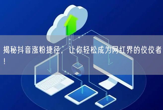 揭秘抖音涨粉捷径，让你轻松成为网红界的佼佼者！